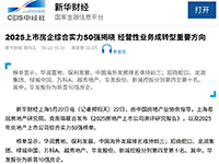 2025上市房企综合实力50强揭晓 经营性业务成转型重要方向